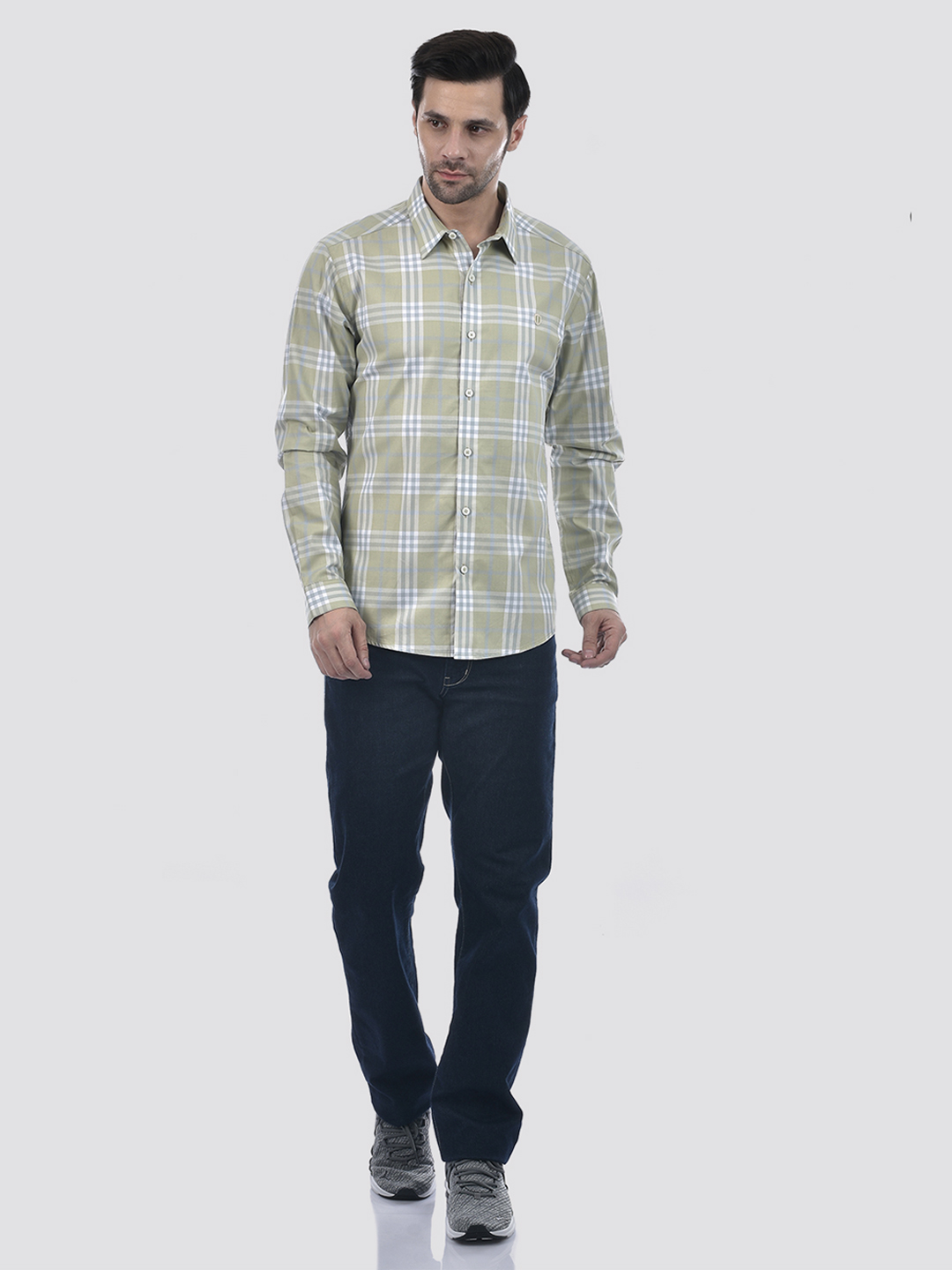 Numero Uno Men Solid Blue Jeans